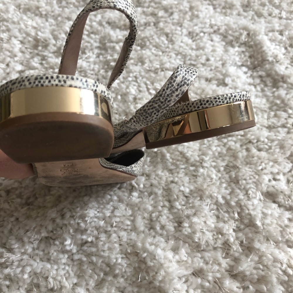 Tory Burch Snake print D’Orsay slingback flats - Picture 6 of 10